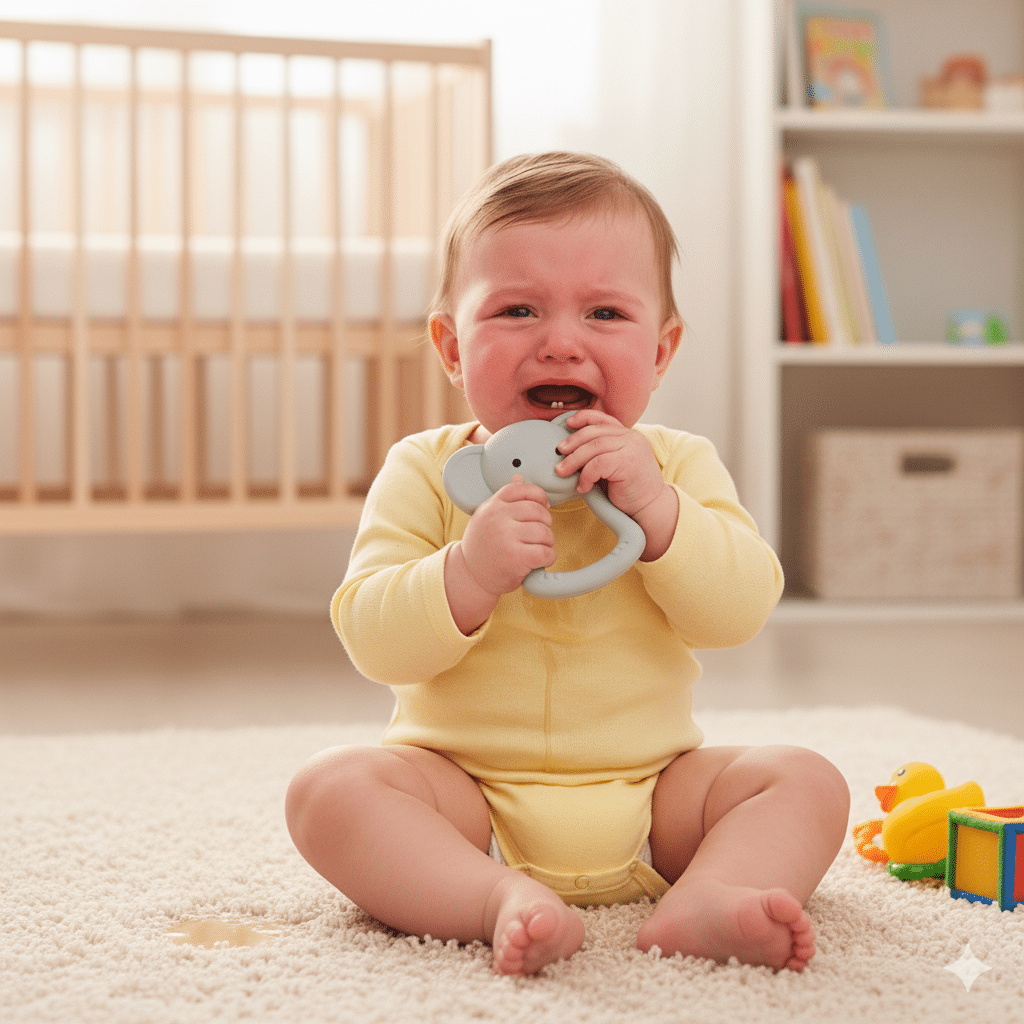 איך מזהים כאבי שיניים אצל תינוקות