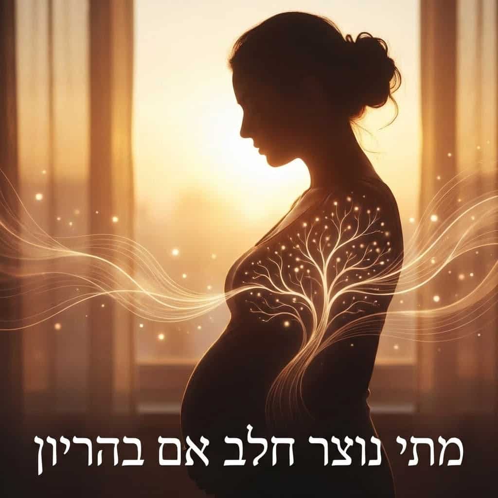 מתי נוצר חלב אם בהריון