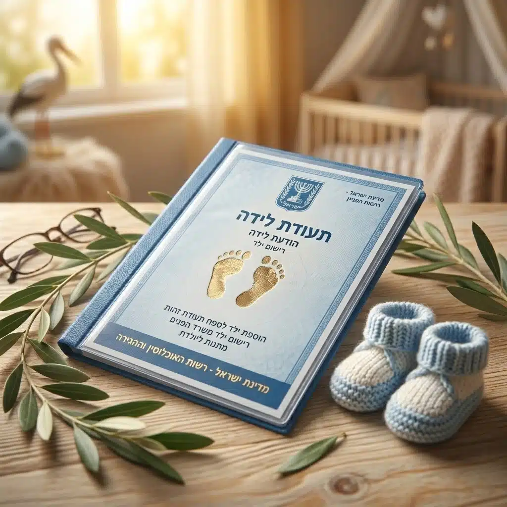 הוספת ילד לספח תעודת זהות