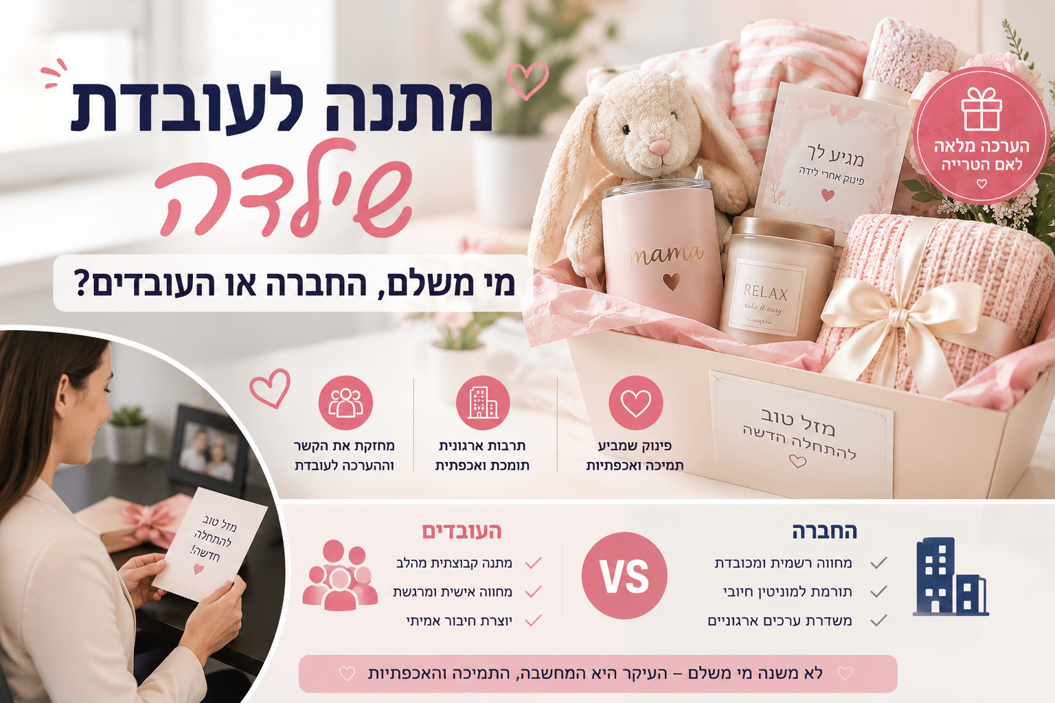 מתנה לעובדת שילדה