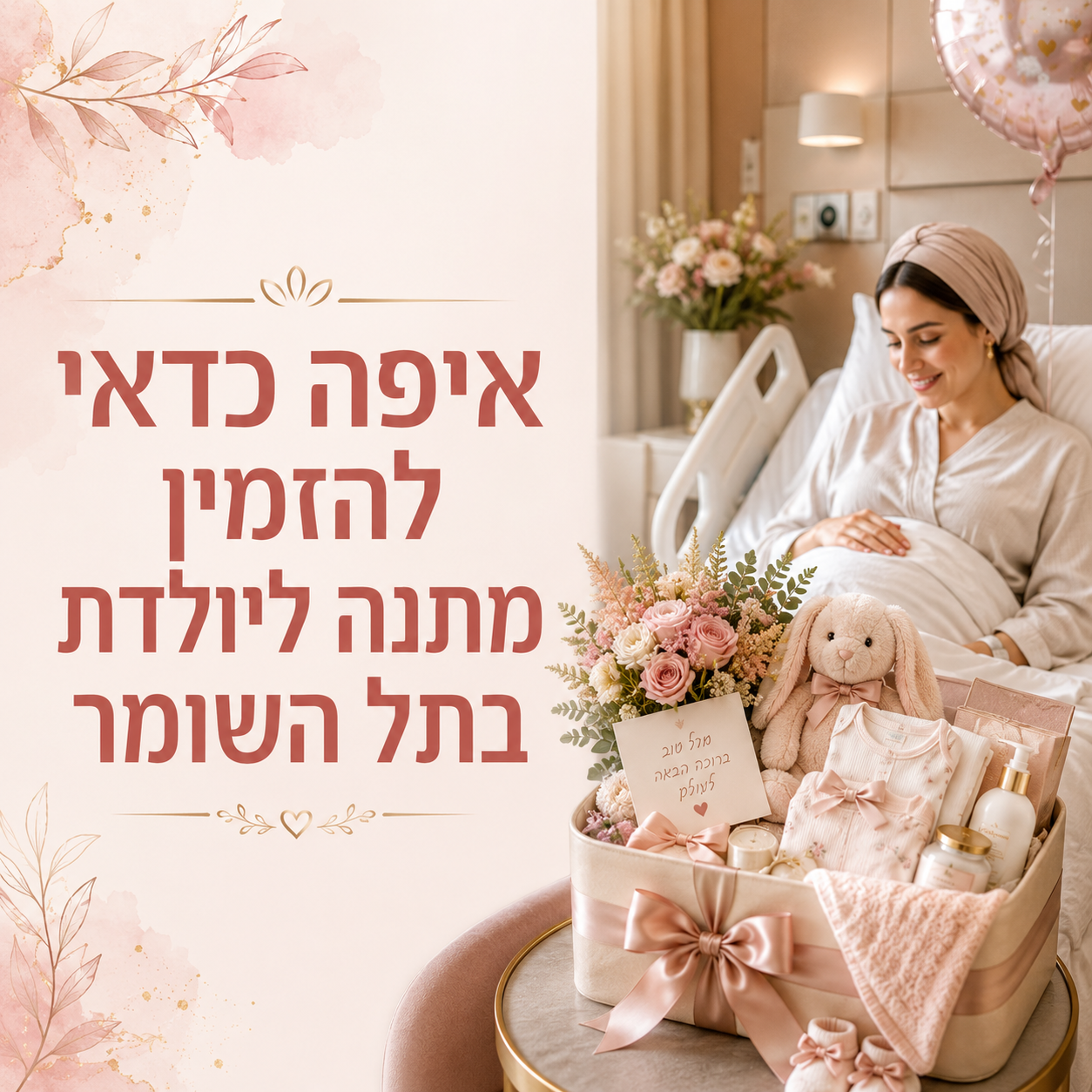 איפה כדאי להזמין מתנה ליולדת בתל השומר