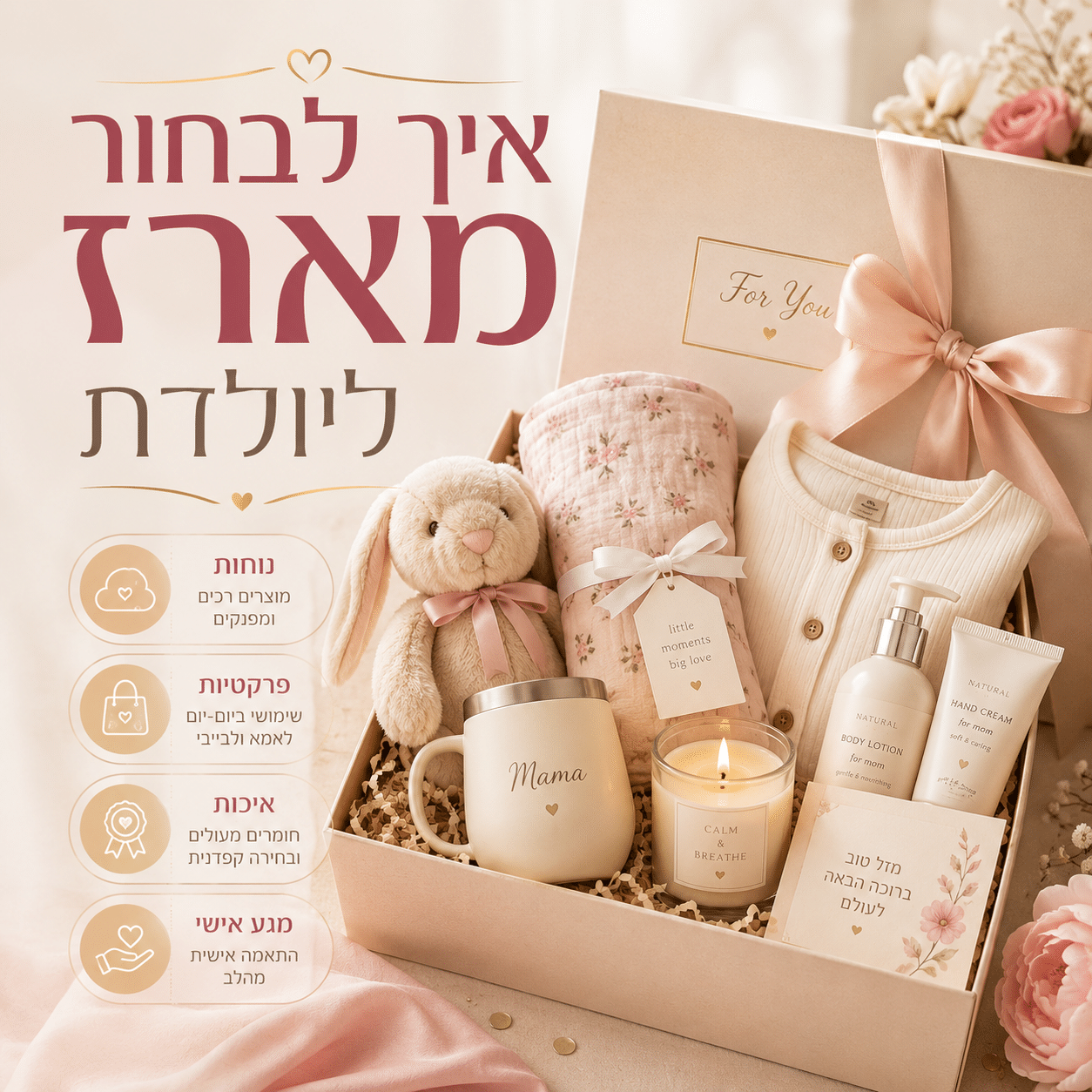 איך לבחור מארז ליולדת